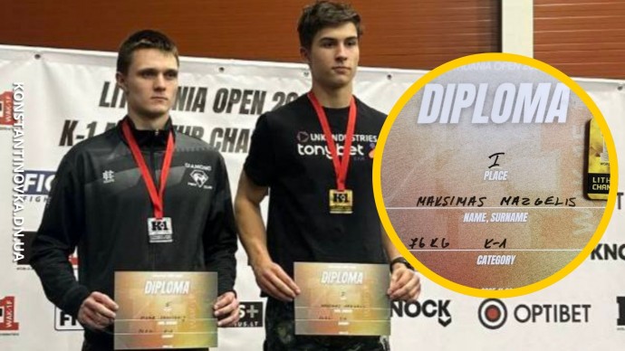 Юный кикбоксер из Константиновки стал чемпионом открытого Чемпионата Литвы