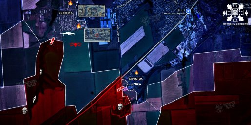 Константиновское направление: ожесточенные бои у Берестка и Ильиновки &mdash; врага сдерживают под огнем