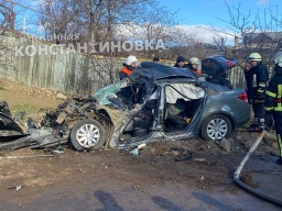 В Константиновке произошла авария, есть жертвы