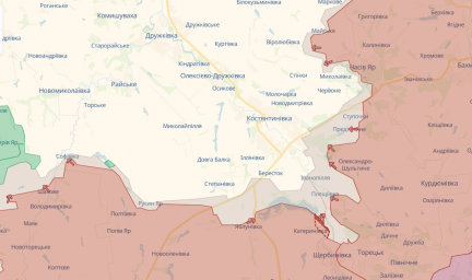 Костянтинівський напрямок: ворог просунувся біля Клебан-Бика &mdash; ситуація поблизу Костянтинівки загострюється