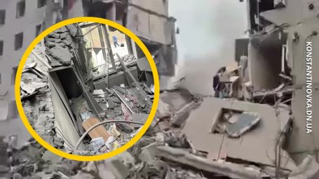 Константиновка снова под огнем: серия авиаударов по городу, есть раненый