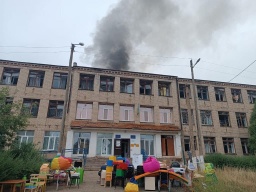 Сьогодні під обстріл потрапив Костянтинівський медичний коледж