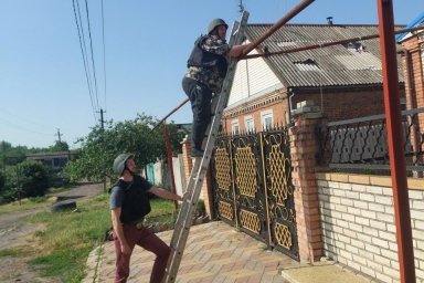 Ильиновка – снова с газом! Несмотря на обстрелы, село на передовой получило голубое топливо