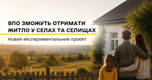 Новая программа жилья для ВПЛ: общины будут покупать дома в селах для безвозмездного проживания переселенцев